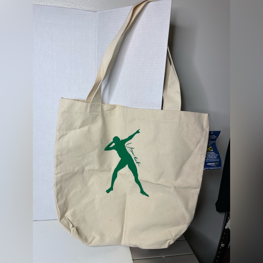 Usain Bolt 2 Strap Cotton Canvas Bag